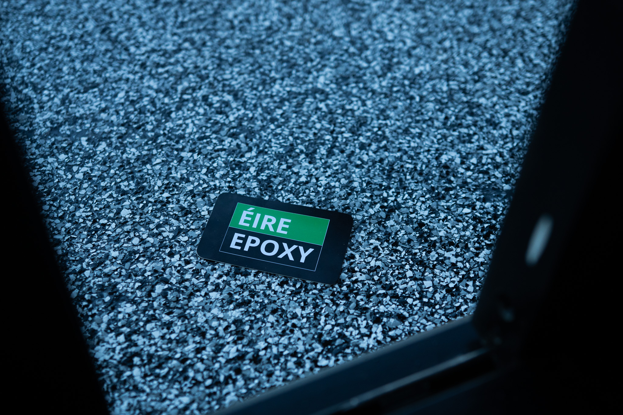Éire Epoxy flake flooring detail