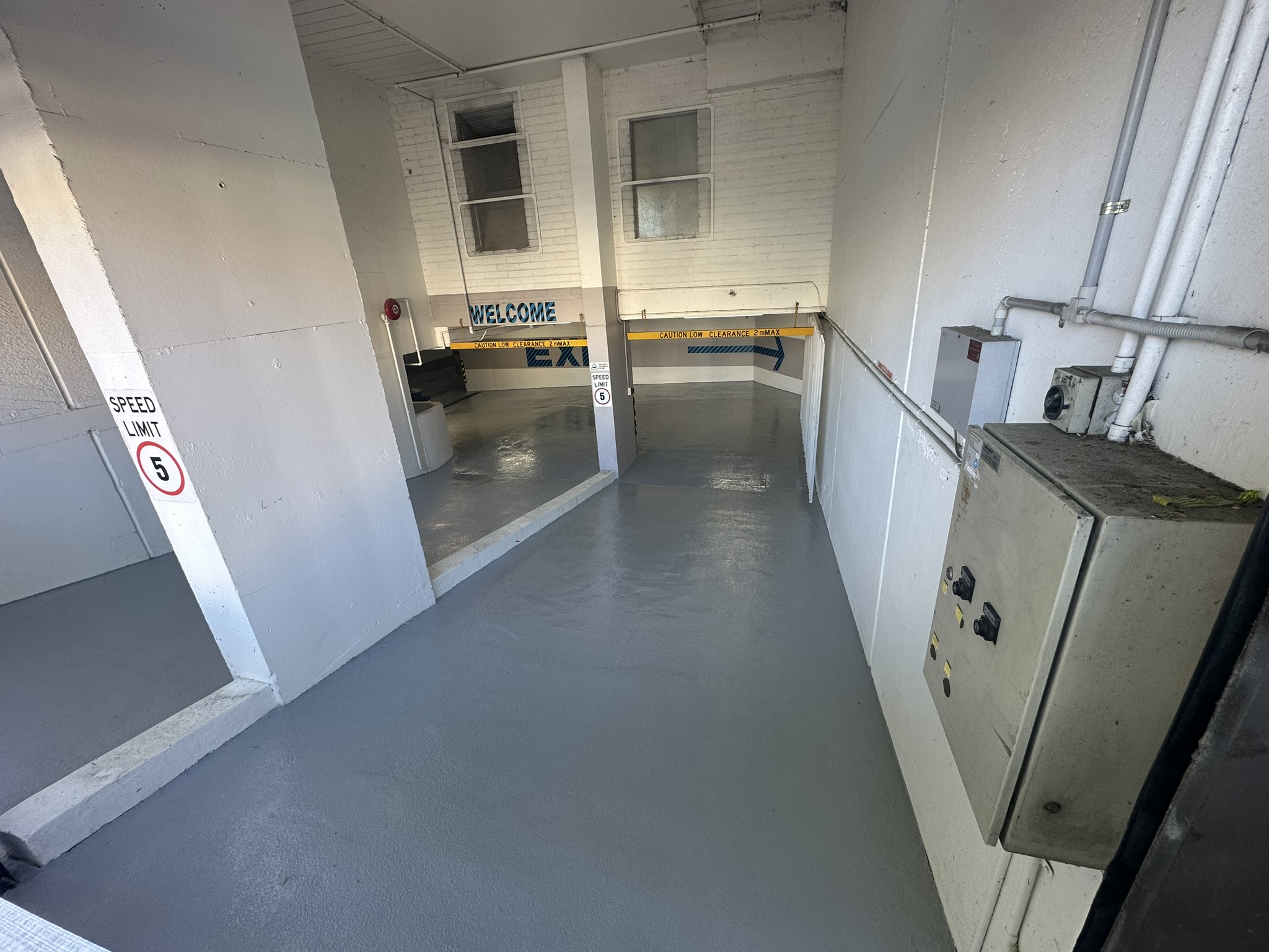 Commercial car park epoxy floor Melbourne